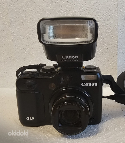 Canon PowerShot G12 Компакт цифр 10-мег камера 5x Opt Zoom (фото #7)