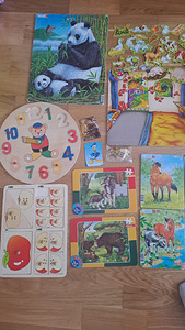 Erinevad puzzled väikelastele (2 foto / 10)