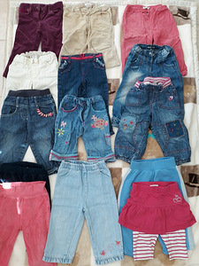 Одежда для девочки р.80-86 (36 шт)/Tütarlapse riided s.80-86