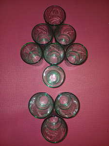 Klaasid: Bacardi 3+7 set 350 & 250 (8 foto / 8)