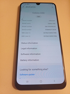 Samsung Galaxy A50 White (разбитый экран!) 4GB/128GB (6 фото из 7)