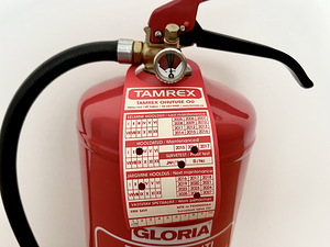 Tulekustuti pulber Gloria 6 kg (järgmine kontroll 1.03.2026) (2 foto / 3)