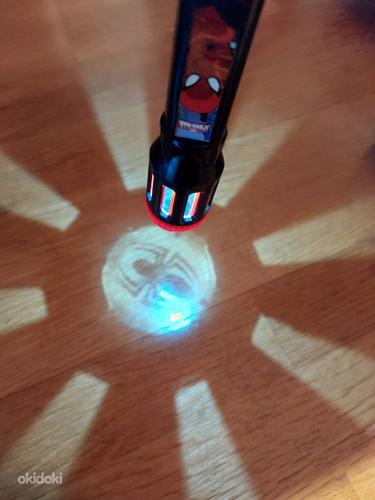 Spiderman fännile: taskulamp, käekell, ventilaator ja hambah (foto #3)