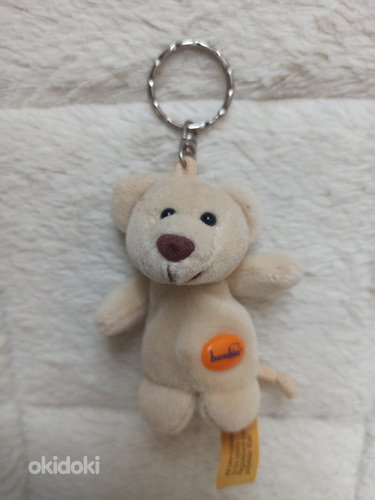 Мягкий держатель для ключей Bambia медвежонок, 7 см (фото #1)