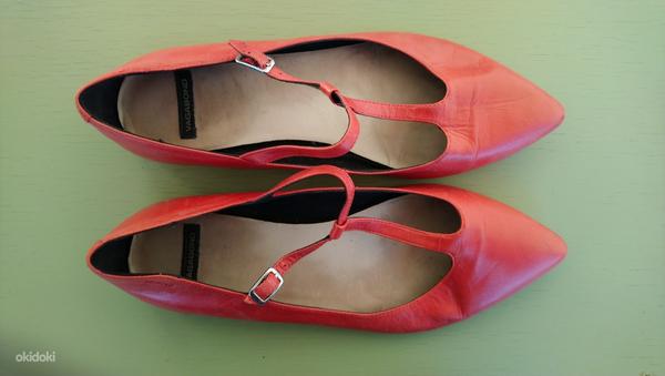 Красные кожаные туфли Vagabond nr 42 (фото #1)