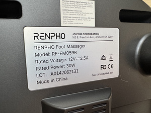 Renpho Shiatsu Foot Massager Premium jalamasseerija (2 foto / 2)