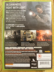 Alan wake xbox 360 ja xbox one (3 foto / 3)