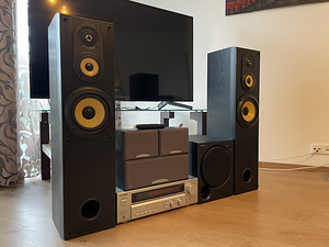 Komplekt: Kenwood võimendi + Sony kõlarid (2 foto / 2)