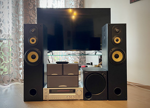 Komplekt: Kenwood võimendi + Sony kõlarid (1 foto / 2)