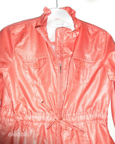 Geox Respira легкая лосесево- розовая куртка, 140-152 /9-11л (фото #6)