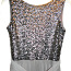 Bestia серебристо-серое нарядное платье, XS-34-36, новое (фото #1)