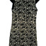 Desigual must-pruun kleit-tunika südamemustriga, S-M (foto #3)