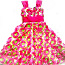 Чудное нарядное яркое 3D цветочное платье, 146-152, новое (фото #2)