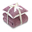 Warm Hug розовый комплект: плед 130x90 и 2 подушки, новый (фото #2)