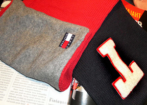 Tommy Hilfiger soe bordoo-sinine meeste sall, uus (2 foto / 7)