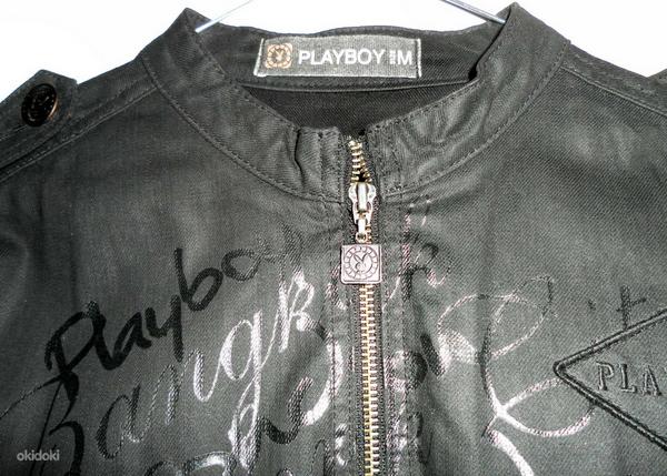 Playboy мужская черная джинсовая куртка, M -L-46-50,новая (фото #2)