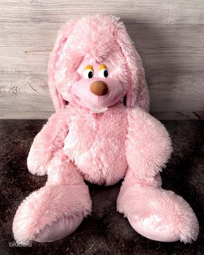 Fancy очаровательный большой мягкий розовый заяц (фото #5)