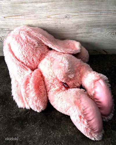Fancy очаровательный большой мягкий розовый заяц (фото #7)