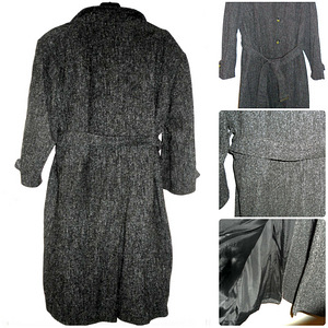 Ivo Nikkolo villane meeste hall pikk mantel, 50 -L-XL (3 foto / 3)