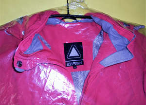 ICEPEAK korallroosa soe naiste jope kapuutsiga (44/XL-2XL) (2 foto / 10)