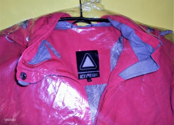 ICEPEAK коралл-розовая теплая куртка с капюшоном (44-XL-2XL) (фото #2)
