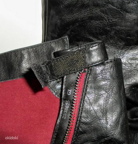 Tamaris кожаные стильные черные сапожки (39) (фото #9)