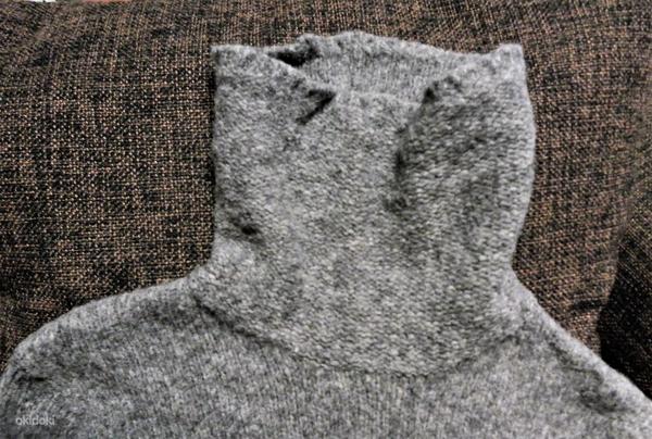 Ralph Lauren серый шерстяной свитер, L (фото #3)