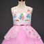 Новое платье принцессы розовый Единорог +ободок (134/140) (фото #5)