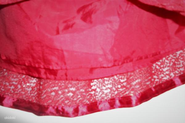 Lindex красная блестящая юбка (146/152 см) (фото #4)