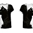 Черная кошечка новая футболка с 3D принтом, L/XL (фото #3)