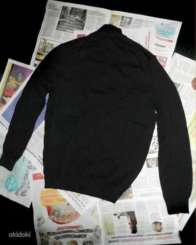 Мужской черный джемпер из 100% хлопка, размер XL, новый (фото #4)