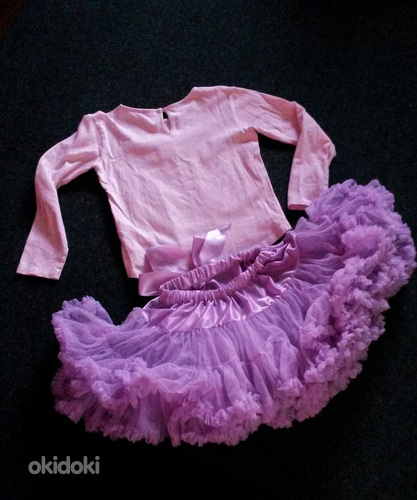 Милый комплект - TuTu юбка+ блузка (122/128) (фото #7)