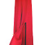 Pikk pidulik punane veniv kleit, 36-38 (foto #4)
