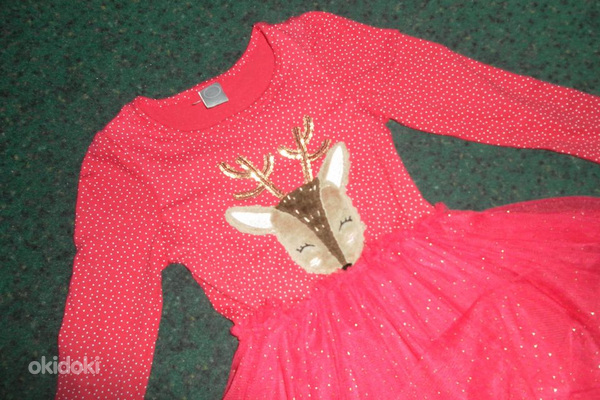 Красные праздничные красные платья , 116 (2 шт.) (фото #2)