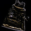 Праздничное золотое- платье с паетками 128/134 + сумочка (фото #2)