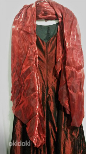 Джина Баккони винно-красное вечернее платье-выпускное платье (38/40) (фото #9)