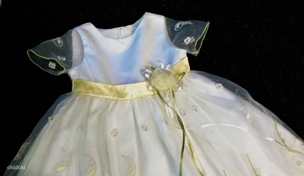 Нежное пышное платье принцессы 86/92 cm ( 2-3 г) (фото #3)