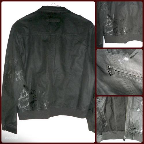 Playboy модная мужская черная джинсовая куртка, M-L-46-48 (фото #3)