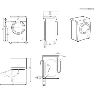Pesumasin Electrolux EW6S404W (5 foto / 5)