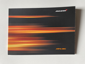 Оригинальная брошюра McLaren MP4-12C