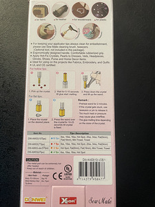 Kristallide kuumliimimise komplekt (2 foto / 2)