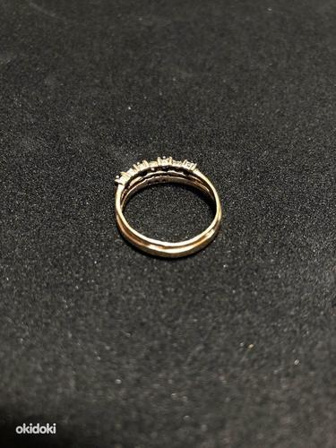 Золотое кольцо с бриллиантами 585 проба (№1071) (фото #3)
