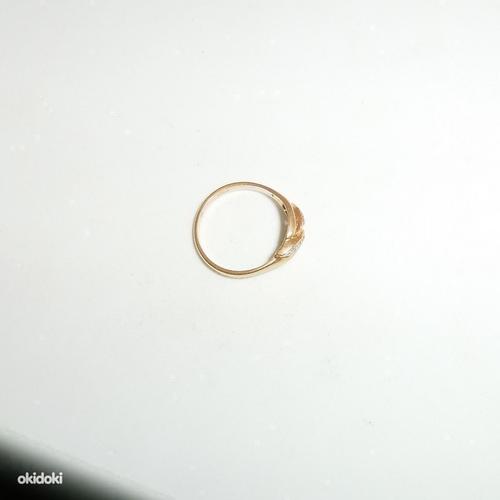 Золотое кольцо c бриллиантами 585 проба (№L184) (фото #3)
