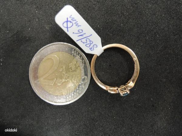 Золотое кольцо с бриллиантами 585 проба (№L411) (фото #3)