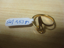 Золотое кольцо 585 пробы (№566)