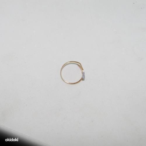 Золотое кольцо с бриллиантами 585 проба (№L211) (фото #2)