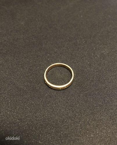 Золотое кольцо с бриллиантами 585 проба (№1114) (фото #2)