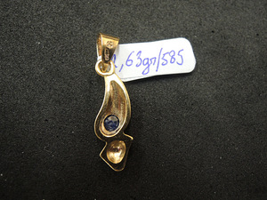 Kuld ripats 585 proov (№L619) (2 foto / 5)