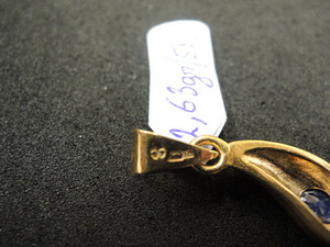 Kuld ripats 585 proov (№L619) (4 foto / 5)