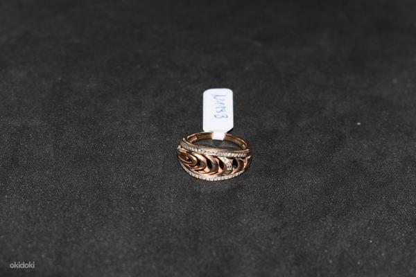 Золотое кольцо с бриллиантами 585 пробы (№1198) (фото #5)